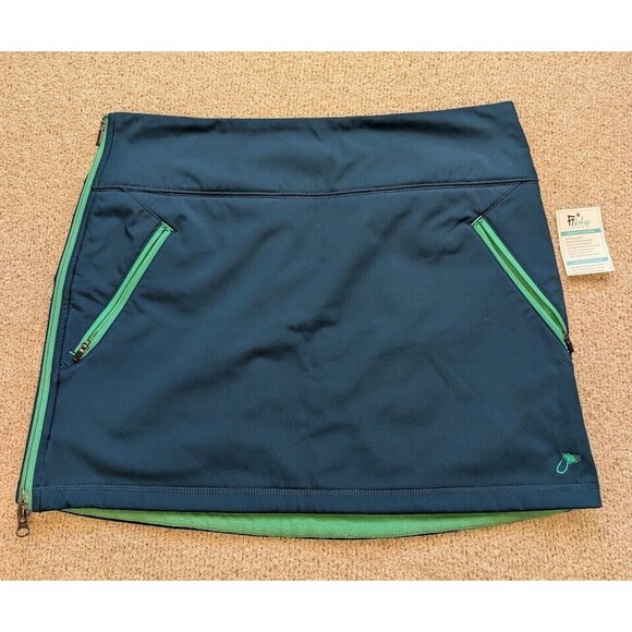 Fishe Allagash Fleece Lined Skirt Blue Women’s Size M - Picture 1 of 9